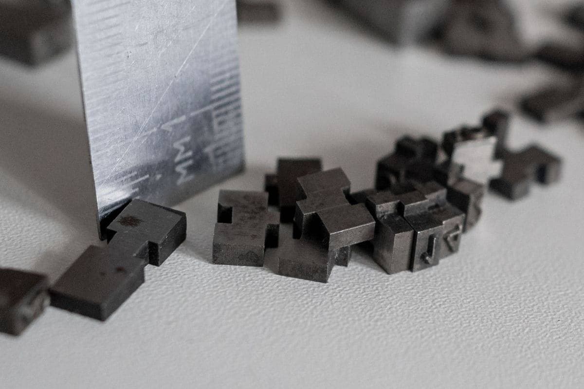 Литеры для консервных закаточных машин